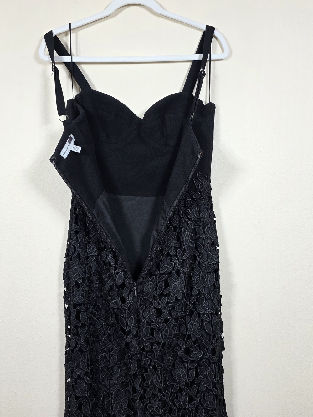DRESS THE POPULATION BLACK LORENA GOWN SIZE M MSRP $338 - Picture 10 of 13